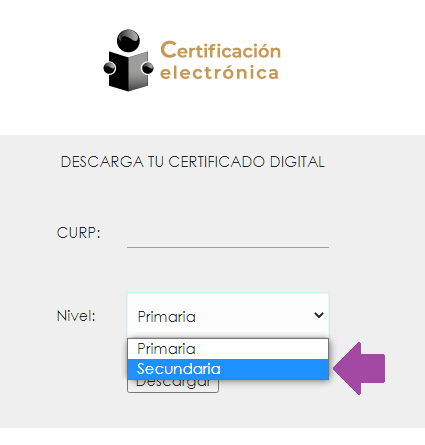 Certificado de secundaria CDMX 1